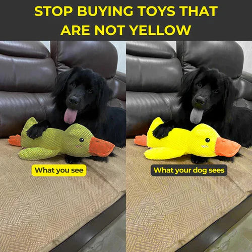 Calming Durable Duck Dog Toy, Heavy Chewing & Bite Resistant Toy For High Energy Dogs