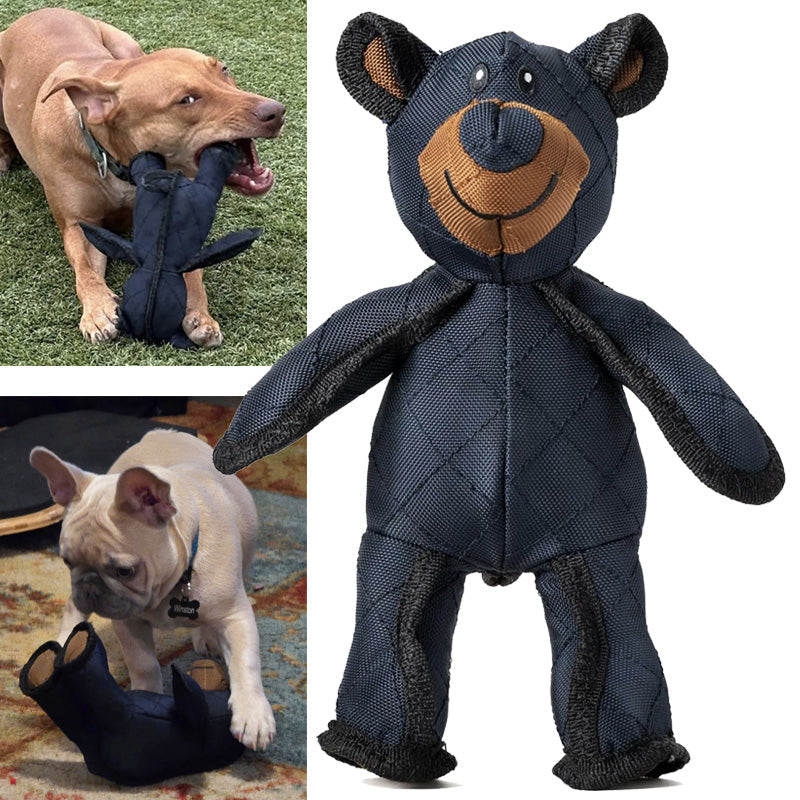 2026 Upgrade Indestructible & Interactive Bear Dog Toys For Heavy Chewers