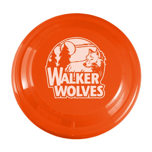 Dog Safe 9" Flyer - Orange| Personalized Pet Toys