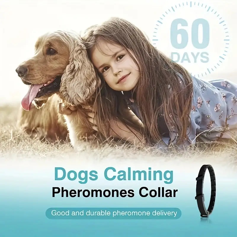 Calming Collars for dogs - Adjustable and Waterproof Dog Anxiety Relief Collars