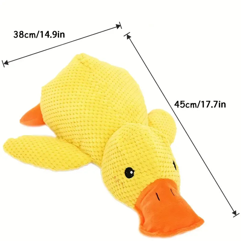 Calming Durable Duck Dog Toy, Heavy Chewing & Bite Resistant Toy For High Energy Dogs