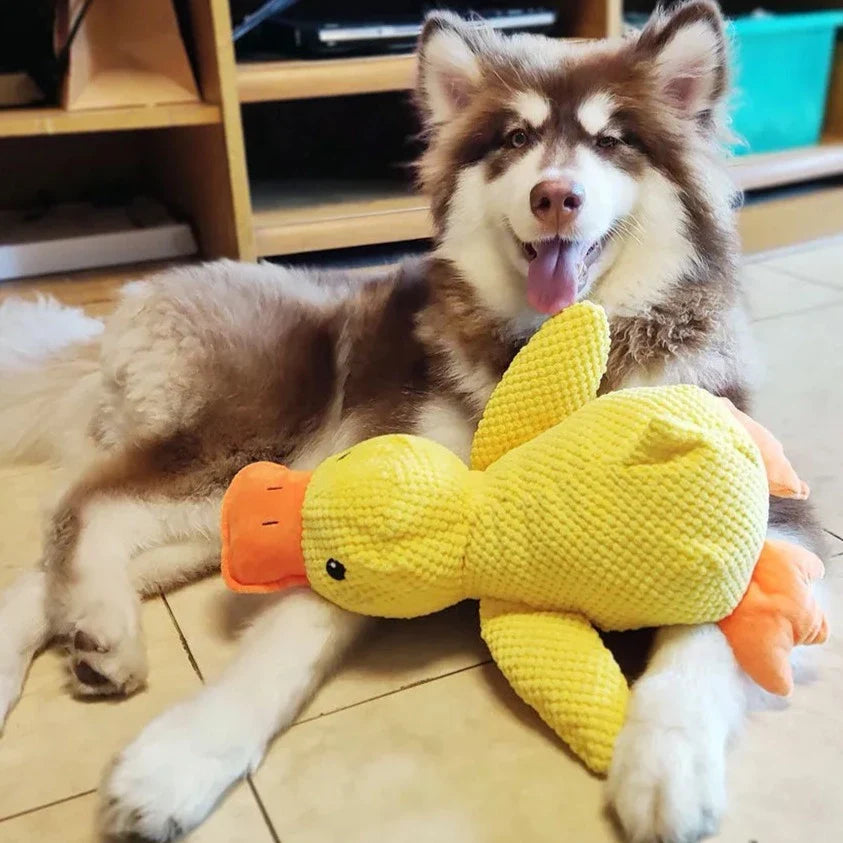 Calming Durable Duck Dog Toy, Heavy Chewing & Bite Resistant Toy For High Energy Dogs