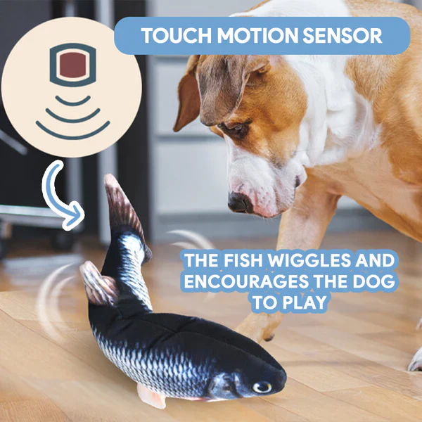 DancingFish  Floppy Fish Dog Toy