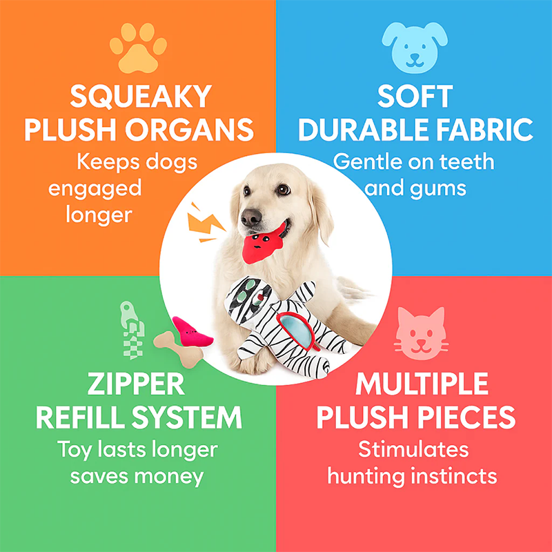 Halloween Zombie Mummy Dog Toys