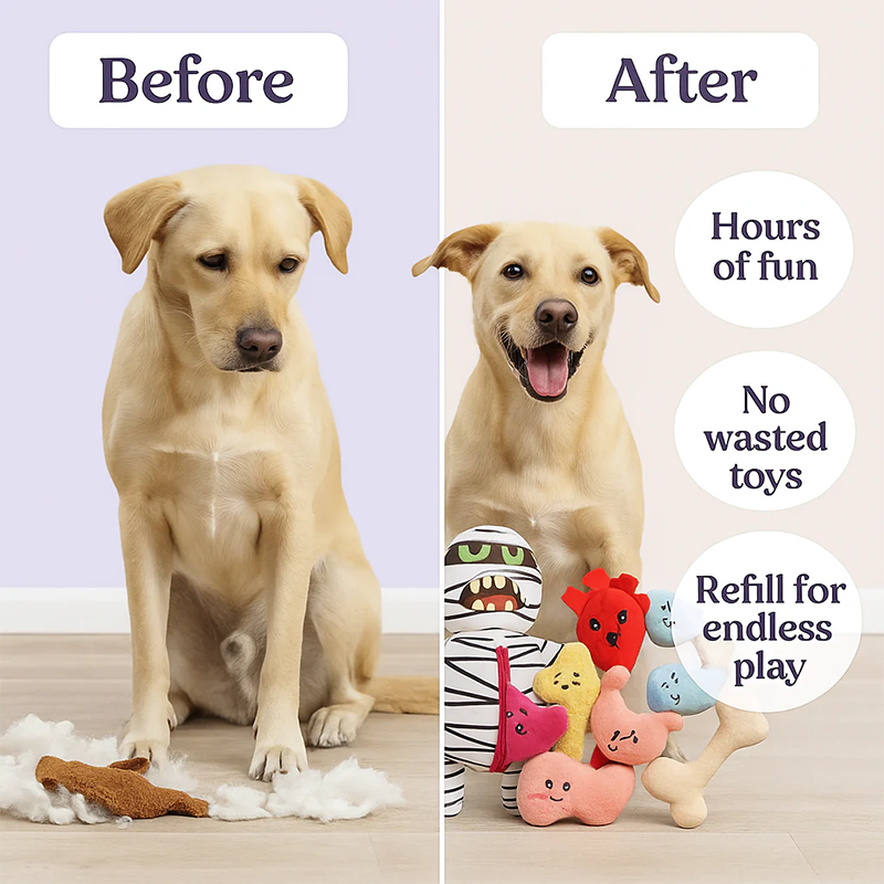 Halloween Zombie Mummy Dog Toys