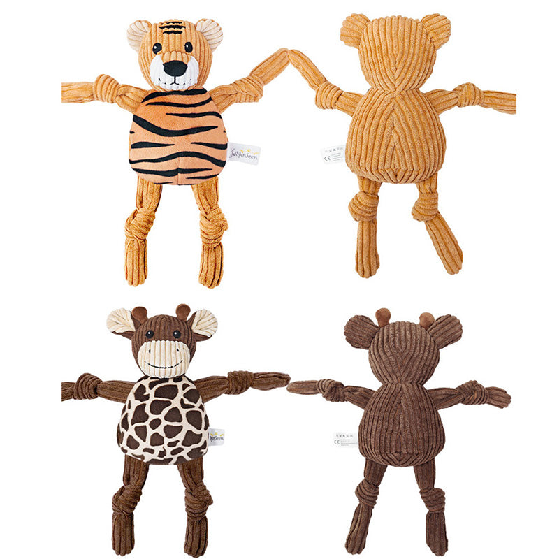 Animals Dog Chew Toy for Heavy Chewers