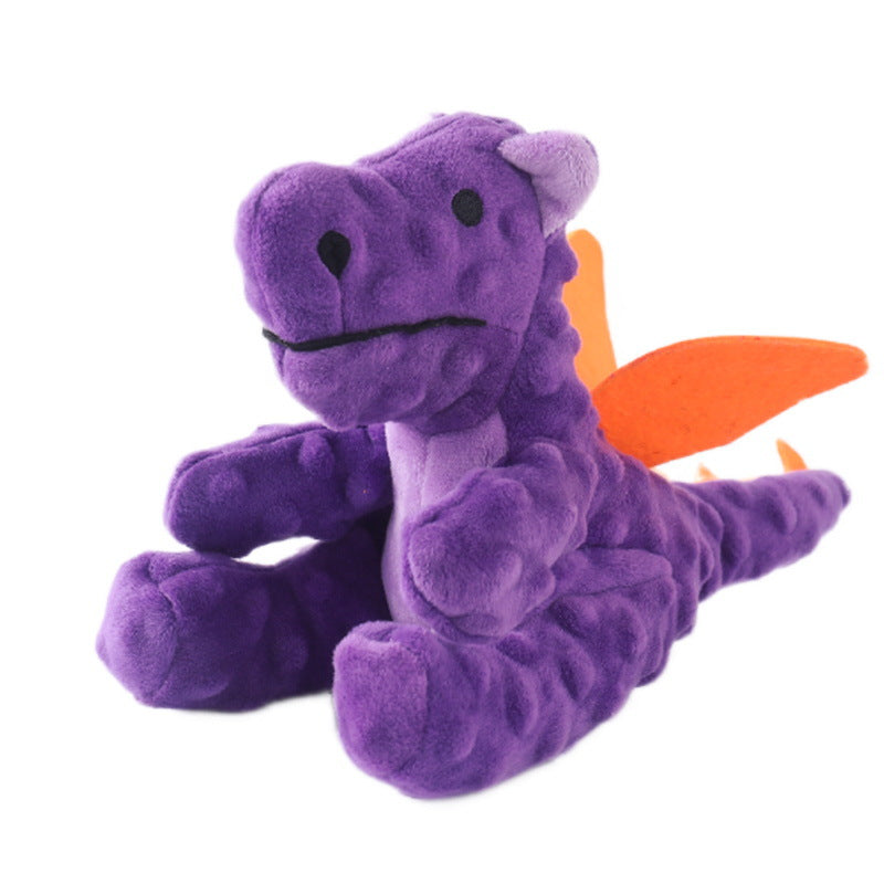 Indestructible Plush Dog Toy for Heavy Chewers