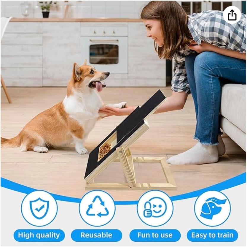 Dog Nail Scratch Board With Treat Box