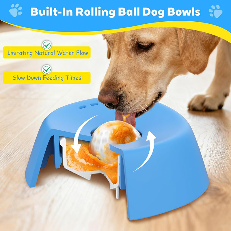 Slow Feeder Dog Bowls for Liquid Treat