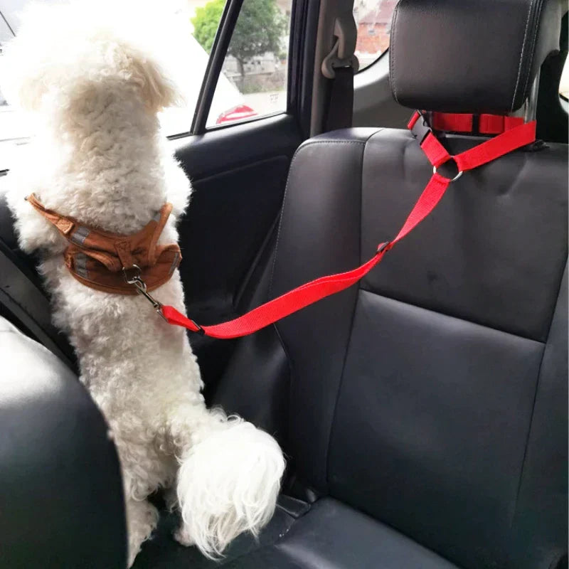 2 Pack Headrest Dog Car Seat Belt