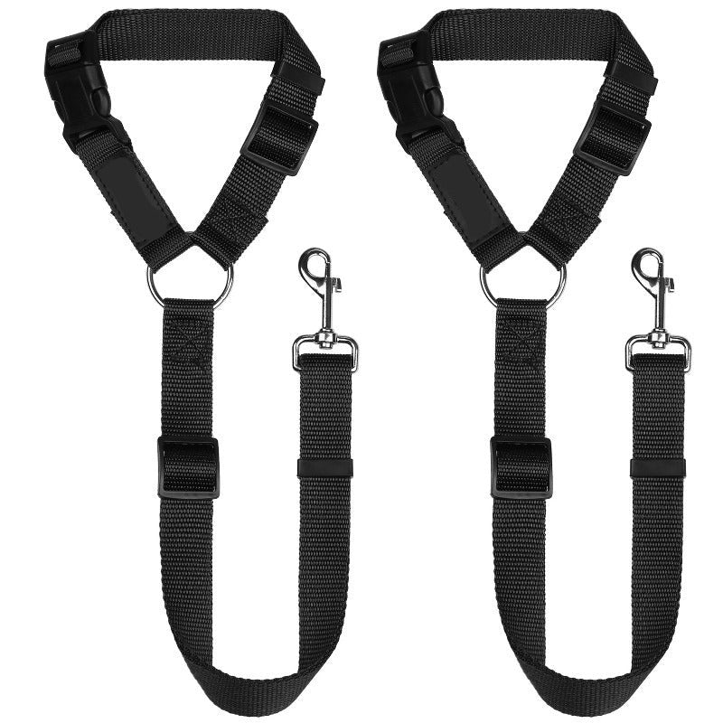 2 Pack Headrest Dog Car Seat Belt