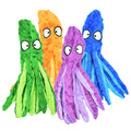 4 Pack No Stuffing Octopus Squeaky Dog Toys