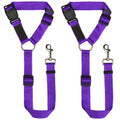 2 Pack Headrest Dog Car Seat Belt